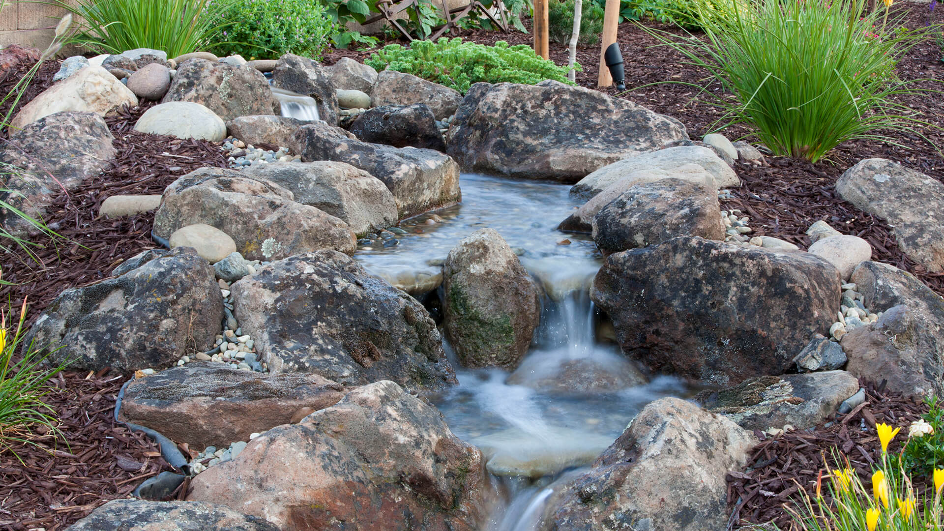 Lavish Gardens Landscape | Water Features, Ponds, and Waterfalls